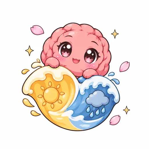 Bipolar disorder illustration