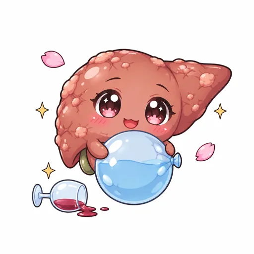 Cirrhosis illustration