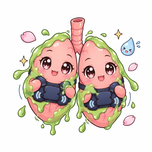 Cystic fibrosis illustration