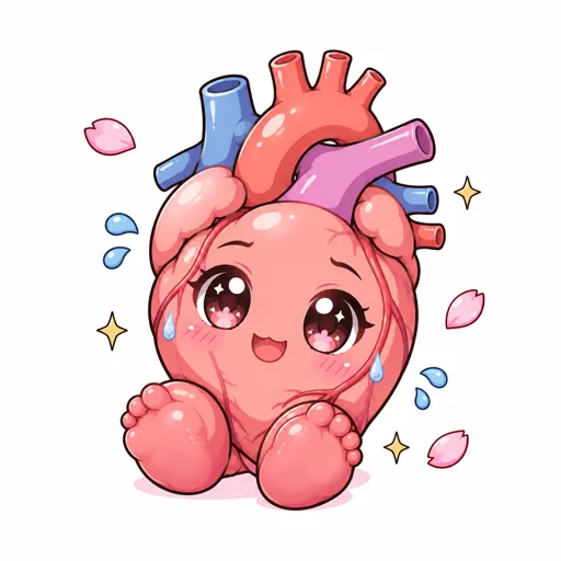 Heart failure illustration