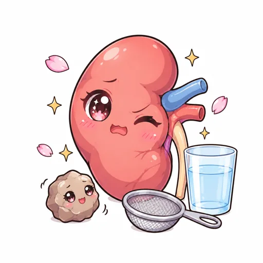 Kidney stones illustration