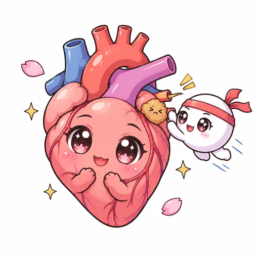 Myocardial infarction illustration