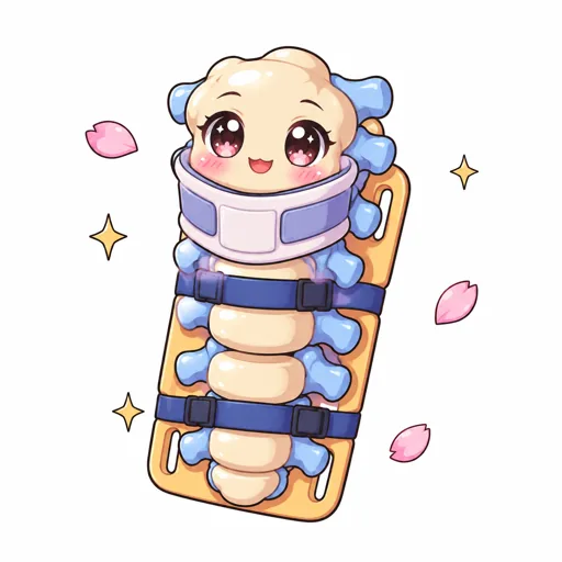 Spinal cord injury illustration